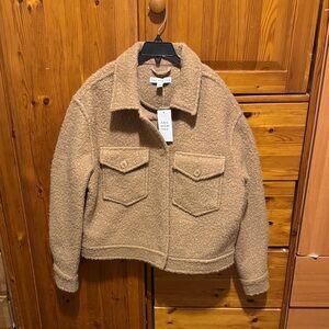 AND NOW THIS TAN TEXTURED JACKET